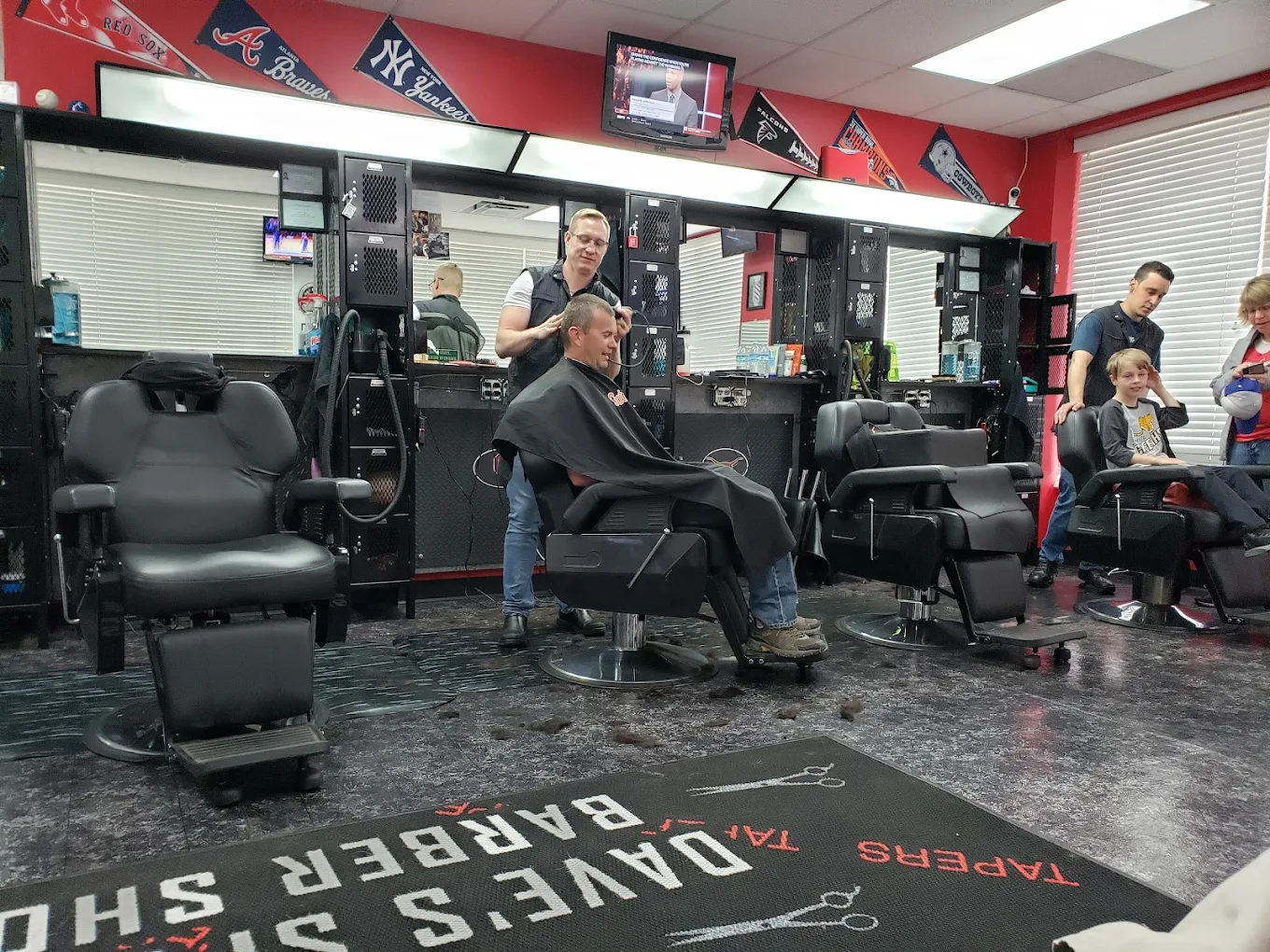 Dave's Sport Barber Shop website